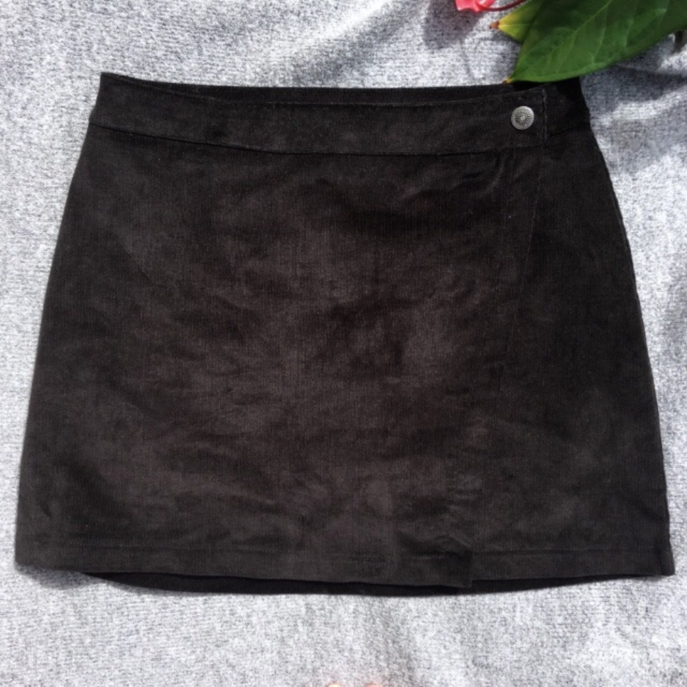 AE Soft Corduroy Wrap Skirt